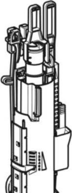 Image du produit Geberit Garniture de rinçage type 212 complète, pour réservoirs à encastrer Sigma, Delta et UP300