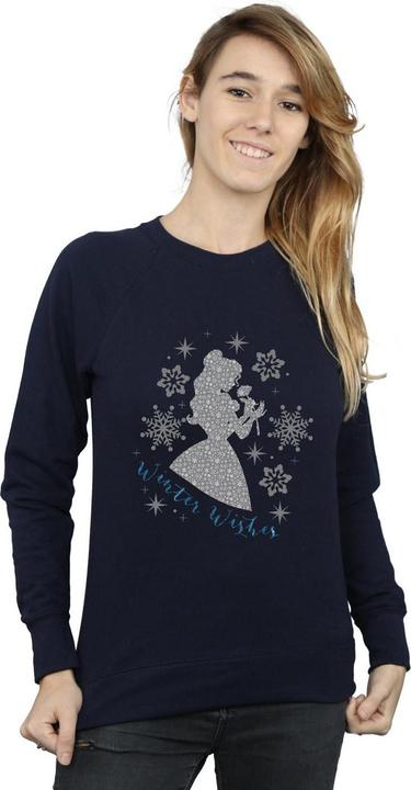 Immagine prodotto Disney Princess Belle Winter Silhouette Felpa Donna (L)
