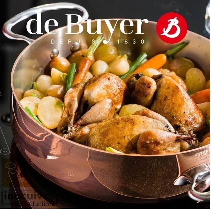 Immagine prodotto de Buyer prima matera (28 cm, Pirofila + casseruola, Acciaio inossidabile, Rame)