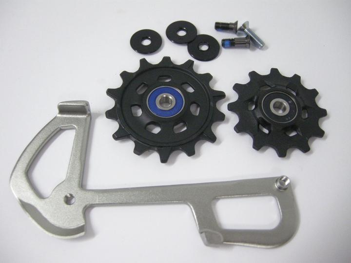 Actual product image Sram X-Sync and inner cage rear derailleur pulleys for XX1 Eagle rear derailleur