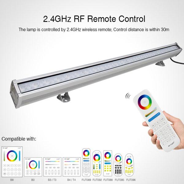 Actual product image Milight Radio WiFi LED Wallwasher RGB+KW/WW 24W 100cm (1800 lm)