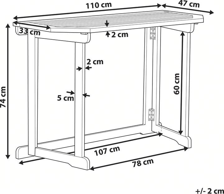 Produktbild Beliani Treia (110 cm)