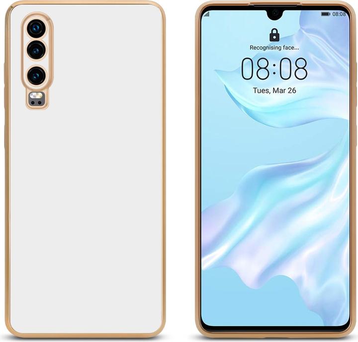 Actual product image Cadorabo Case for Huawei P30 in TPU with camera protection LM130 Style (Huawei P30)