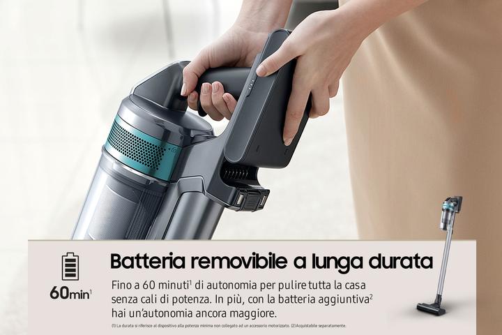 Produktbild Samsung JET 75 SERIES TEAL MINT SM-VS20T7532T1/ET WIRELESS VACUUM