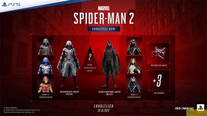 Image du produit Sony Marvel's Spider-Man 2 (PS5, DE, IT, FR)