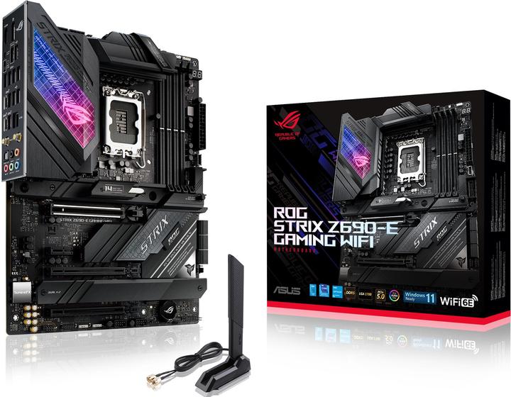 Produktbild ASUS ROG Strix Z690-E Gaming Wifi (LGA 1700, Intel Z690 (DDR5), ATX)