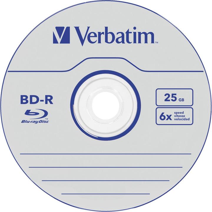 Immagine prodotto Verbatim 1x50 BD-R Blu-Ray 25GB 6x velocità Datalife No-ID Cakebox 6x Speed Datalife (50 x)