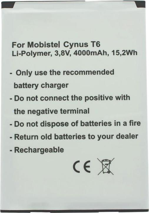 Produktbild AccuCell Akku MOBISTEL Cynus T6, BTY26187