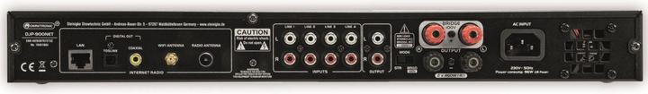 Actual product image Omnitronic DJP-900NET Internet Radio HiFi Tuner Bluetooth®, DAB+, Internet Radio, WLAN (Tube preamplifier)