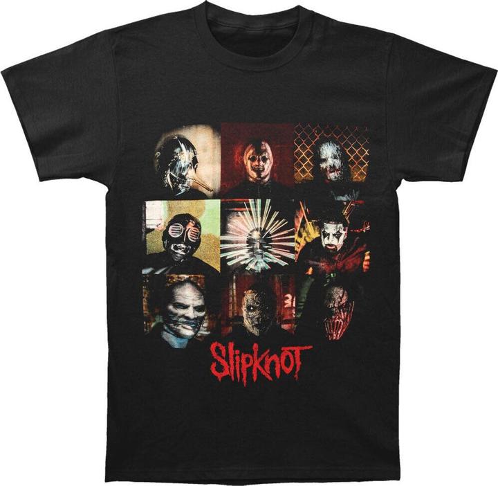 Actual product image Slipknot Unisex Adult Blocks T-Shirt (L)