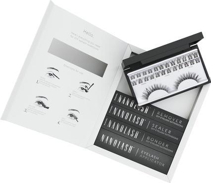 Actual product image NoName DIY Eyelash Extensions Starter Kit Cluster Lashes with Bonder, Sealer, Remover, Applicator (Artificial eyelashes)
