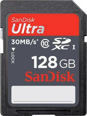 Produktbild SanDisk Ultra SDXC 30MB/s (128 GB, SDXC)