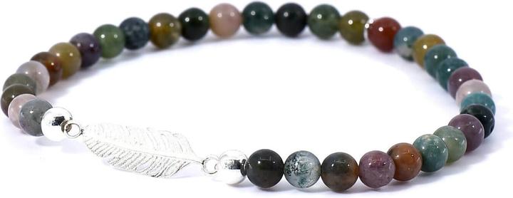 Image du produit Balibay Bilna (18 cm, Argent sterling 925, Agate de mousse, Pierre précieuse, Agate)