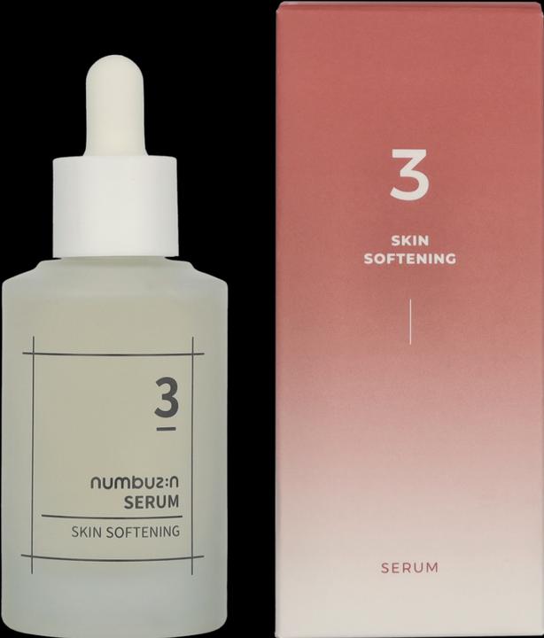Produktbild Numbuzin Nr.3 Skin Softening Serum Porenpflege Texturierte Haut Bifida Galactomyces Niacinamide Adenosine (50 ml)