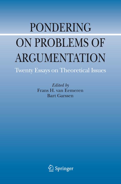 Image du produit Pondering on Problems of Argumentation (Bart Garssen, Frans H. van Eemeren, 2010)