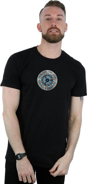 Image du produit - T-shirt AVENGERS ENDGAME TONY STARK HEART - Homme (M)