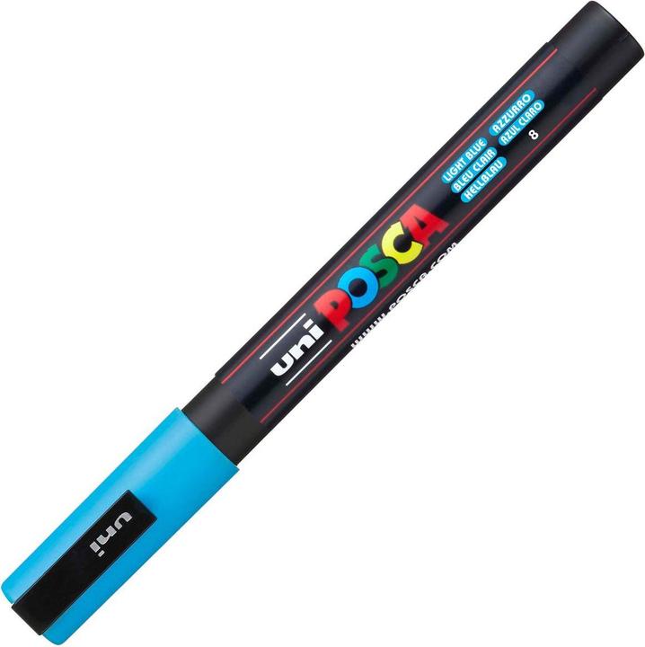Produktbild Posca Marker PC-3M Rundspitze (Blau, 0.90 mm, 1 x)