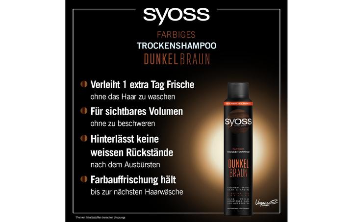 Produktbild Syoss Dark Brown (200 ml, Trockenshampoo)