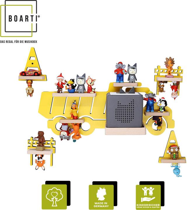 Immagine prodotto VCM Scaffale autocarro ribaltabile bambini Toniebox Tonies