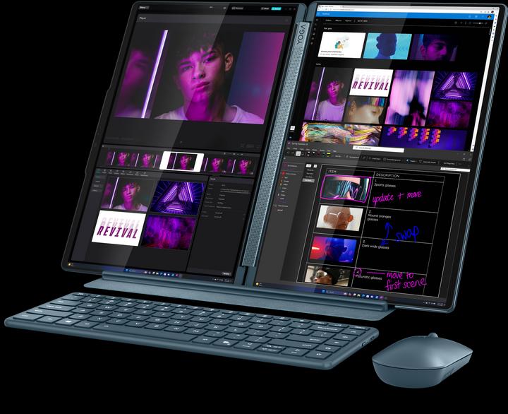 Immagine prodotto Lenovo Yoga Book 9 (14", Intel Core Ultra 7 255H, 32 GB, 1000 GB, DE)