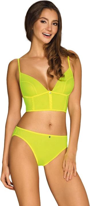 Produktbild Obsessive Neonia top & thong yellow L/XL (L)