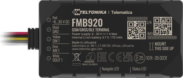 Image du produit Teltonika FMB920 GPS tracker universel