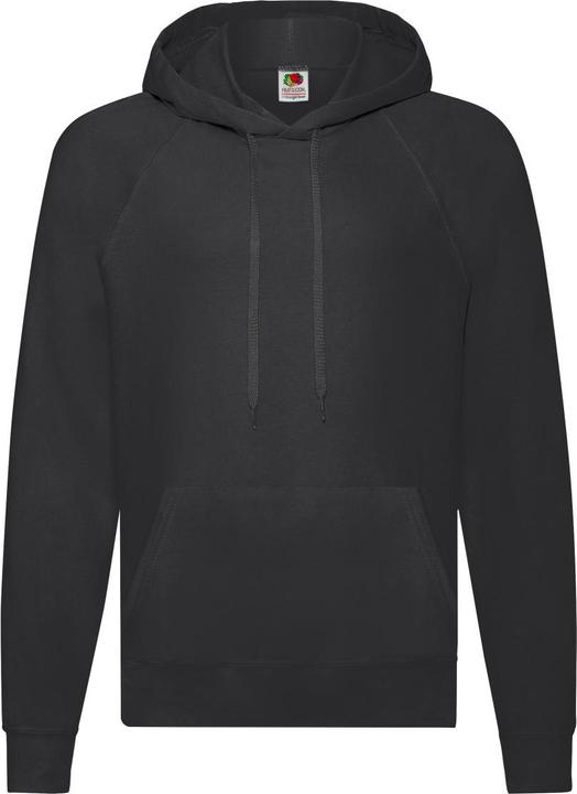 Actual product image Fruit of the Loom Unisex Adult Lightweight Hooded Sweatshirt (L)