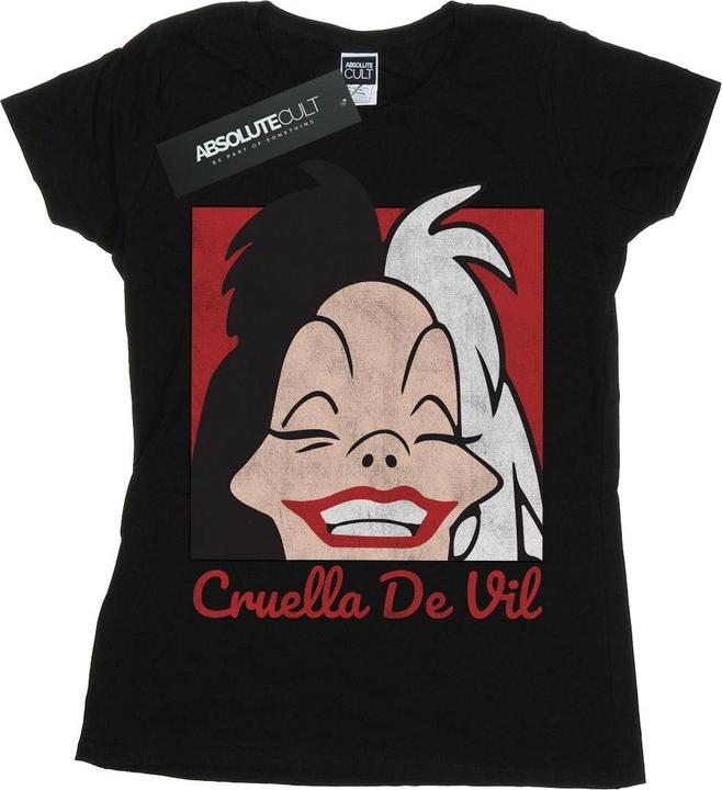Immagine prodotto Disney Cruella De Vil Cropped Head Maglietta Donna (XL)