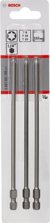 Immagine prodotto Bosch Professional Zubehör Set di punte per cacciavite (T15, T8, T10)