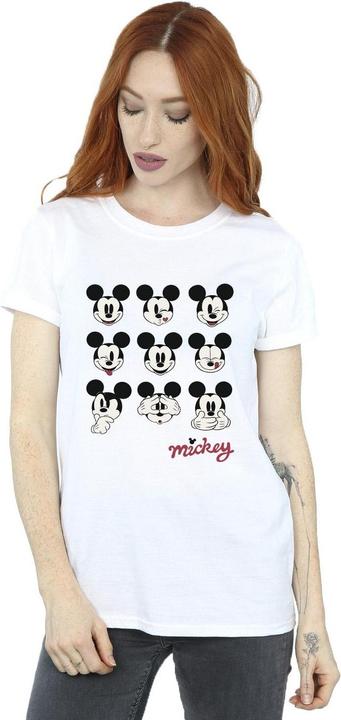 Immagine prodotto Disney Mickey Mouse Many Faces Maglietta Ampia Donna (3XL)