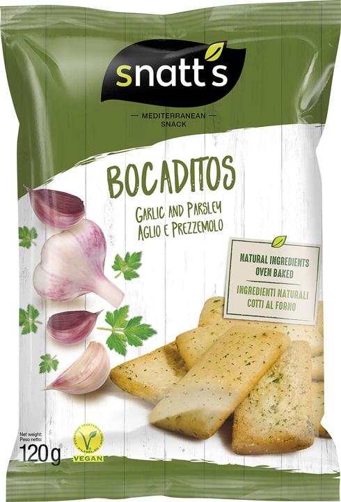 Produktbild Snatt's Brotsnack - Knoblauch & Petersilie (120 g)