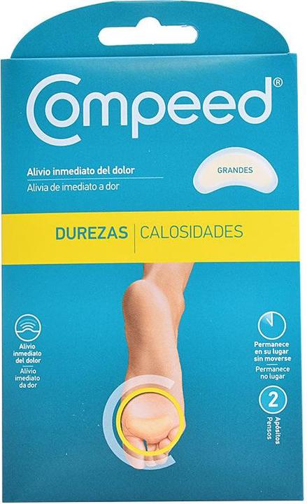 Compeed DUREZAS grandes 2 apósitos (Fussmaske)