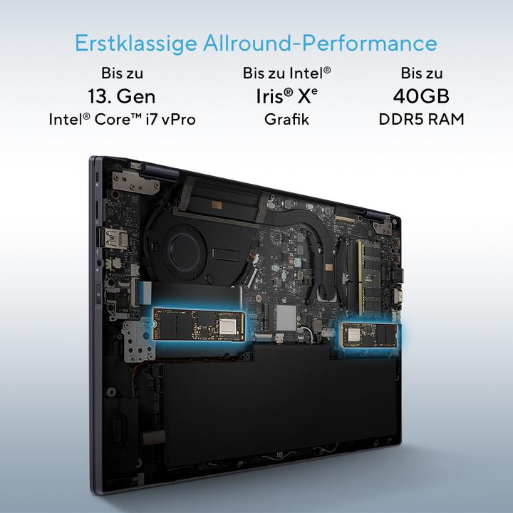 Image du produit ASUS ExpertBook B5 B5402CVA-KI0013X 14" FHD i5-1340P/16GB W11P (14", Intel Core i5-1340P, 16 Go, 512 Go, DE)