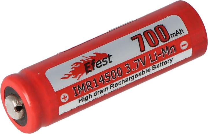 Immagine prodotto Efest Batteria IMR 14500 V2, polo positivo sollevato (1 pz., 14500, 700 mAh)
