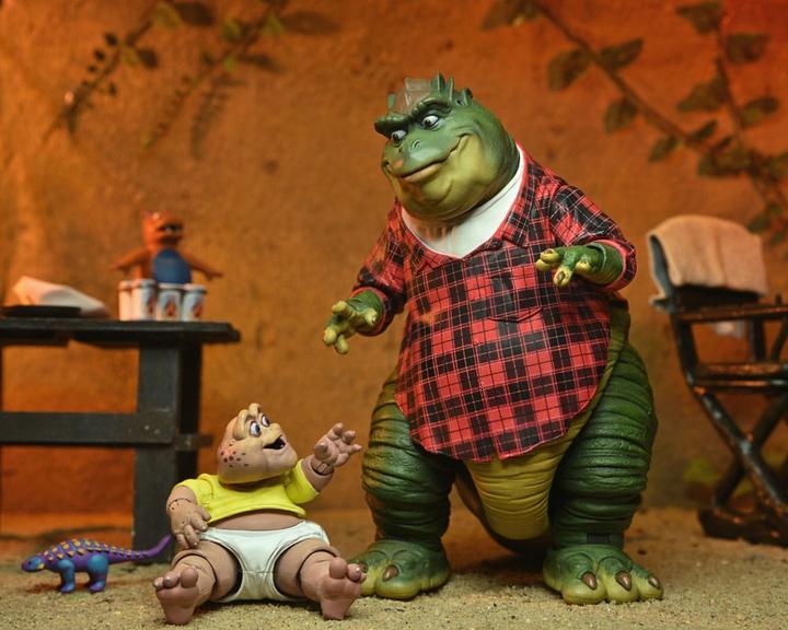 Actual product image Neca Dinosaurs Action Figure Ultimate Earl Sinclair 18 cm