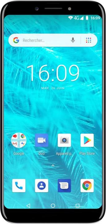 Actual product image Konrow Sky Lite - Smartphone Android - 4G - Écran 5.45" - Dual Sim - 16GB, 1GB RAM - Black (16 GB, Black, 5.45")