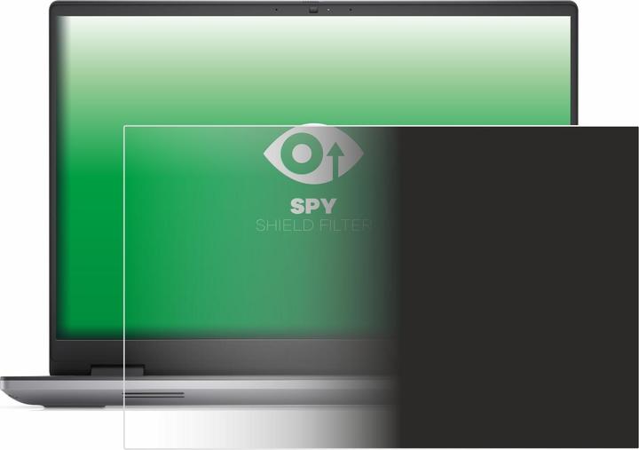 Actual product image upscreen Spy Shield Filter Premium Privacy Filter for Dell Precision 7680 Non-Touch (16", 16 : 10)