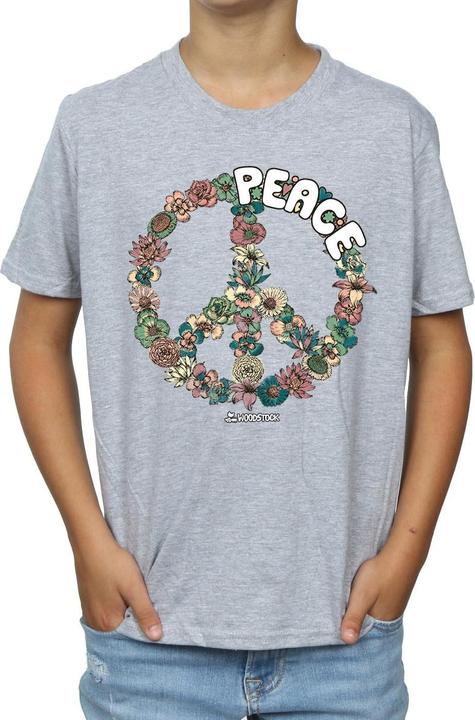 Produktbild Woodstock Floral Peace TShirt Jungen (152, 158)
