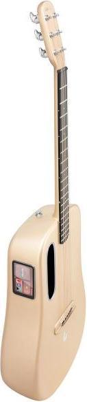 Lava Music Gitarre ME 4 36 Zoll Soft Gold mit Ladestation (Acoustic guitar, Super AirSonic carbon fibre composite, HPL (high pressure laminate))