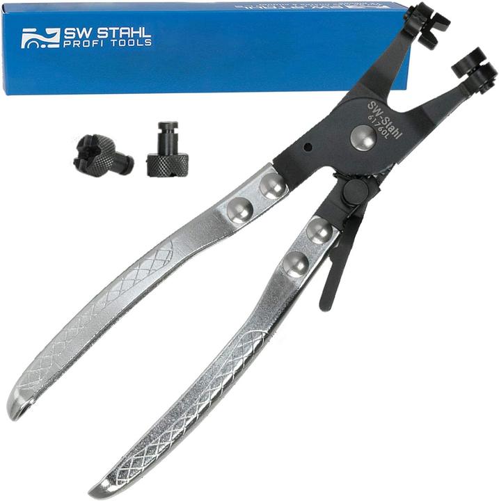 Actual product image SW-Stahl 61760L Spring clamp pliers I straight spring band clamps Lockable pliers I spring clamps On