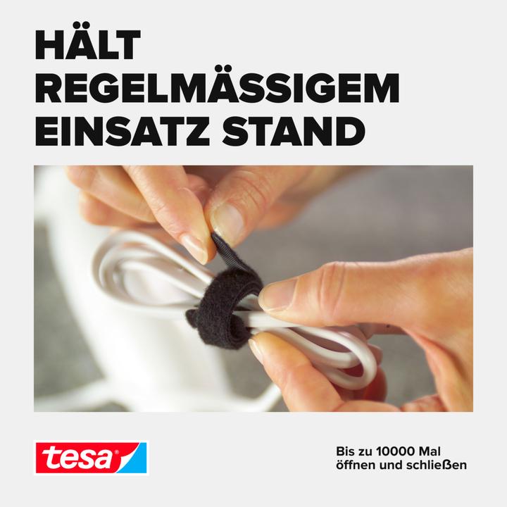 Productafbeelding tesa Aan & uit kabelmanager (Klittenband kabelbinder, 5000 mm, 1 Pcs.)