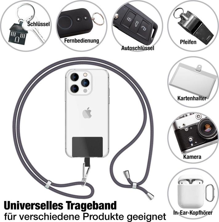 Produktbild Nalia Universal Handykette zum Umhängen mit Pad