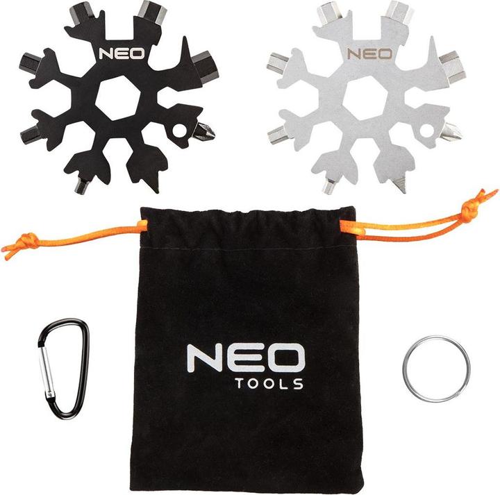 Produktbild Neo Multifunktionswerkzeug - Schneeflocke 19in1