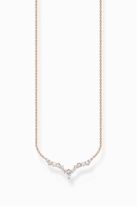 Produktbild Thomas Sabo Halskette Eiskristalle Roségold (925er Silber, 40 - 45 cm)
