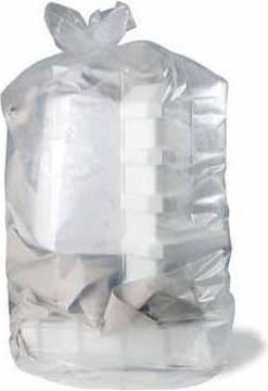 Immagine prodotto Transpak Sacco rifiuti Premium taglia XL Dimensioni 800+500x2200mm Spessore 90µ PE trasparente Capacità 1000l (50 x, 1000 l)