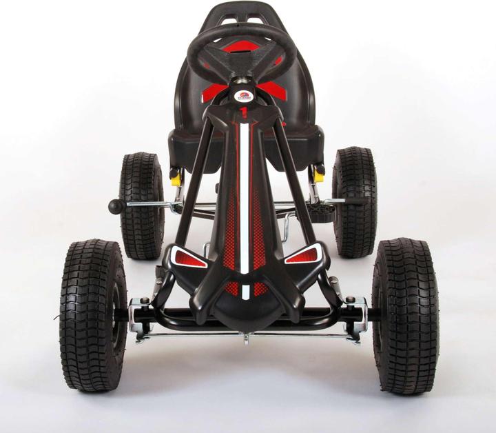 Image du produit Volare Go Kart Racing Car - Groot - Luchtbanden - zwart
