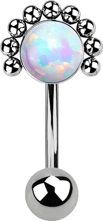 Star Piercing Flared Tunnel vergoldet Baum des Lebens (Titan G23ohne Messing, Messing)