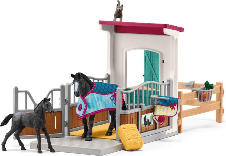 Actual product image Schleich Horse box with mare and foal