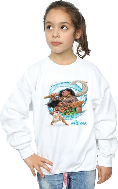 Produktbild Disney Moana And Maui Wave Sweatshirt Mädchen (128)
