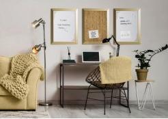 Immagine prodotto Bi-Office Lavagna bianca di design Kamashi, 600 x 450 mm, oro